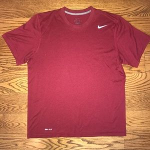 Nike Dri-Fit maroon T-shirt